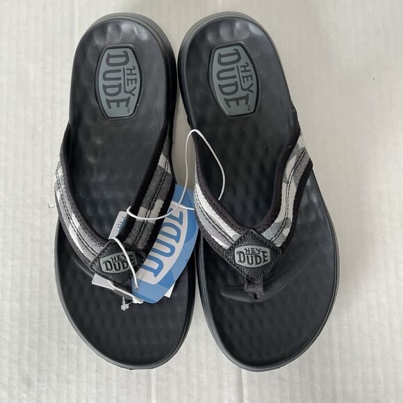 Hey Dude Myers Flip Flop Camo Men\'s 8 Summer Cushioned Flip Flops Thong Sandals main image 4